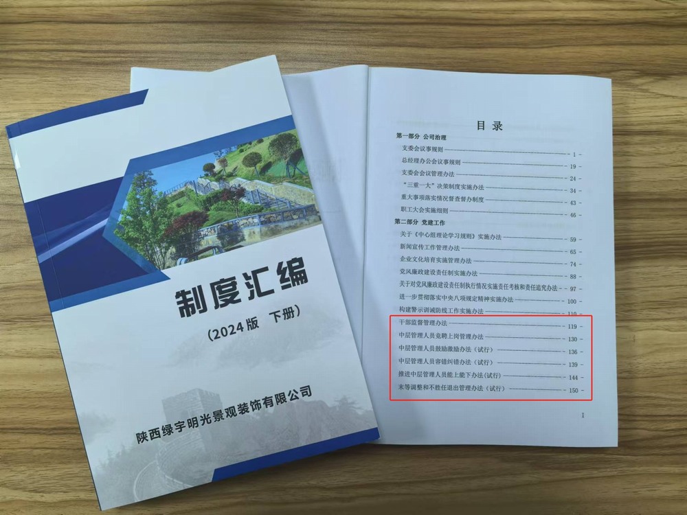 陜煤建設(shè)綠宇公司：嚴(yán)抓嚴(yán)管，強(qiáng)化干部管理效能