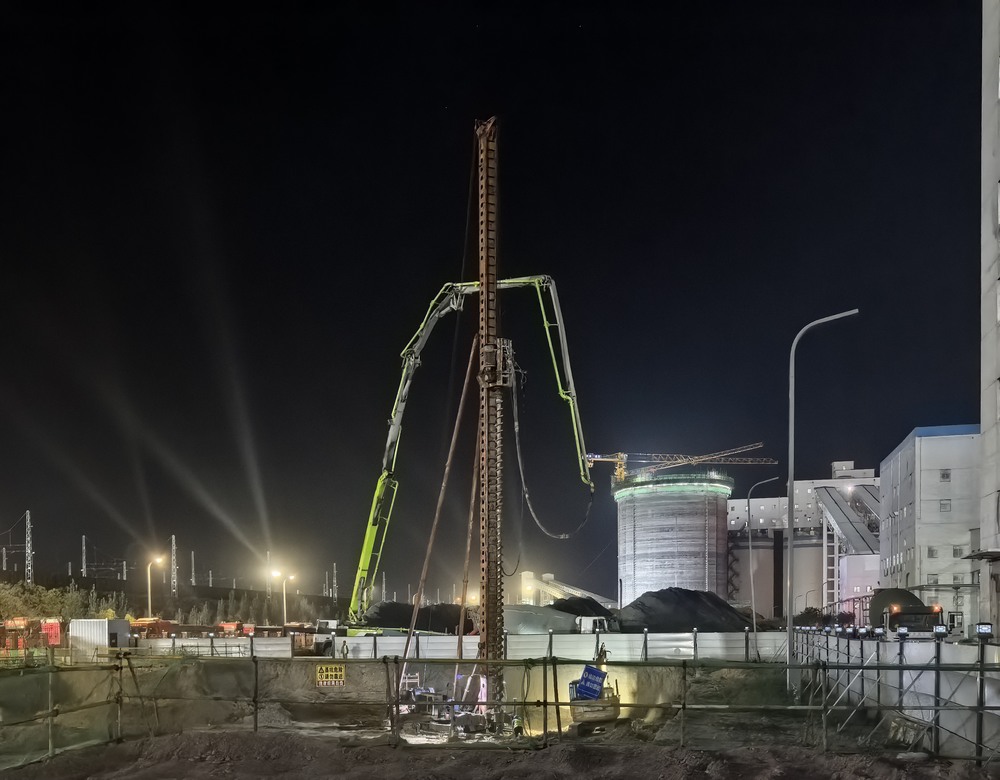 陜煤建設(shè)天工公司土建第十項(xiàng)目部：168小時(shí)，“旋”出加速度