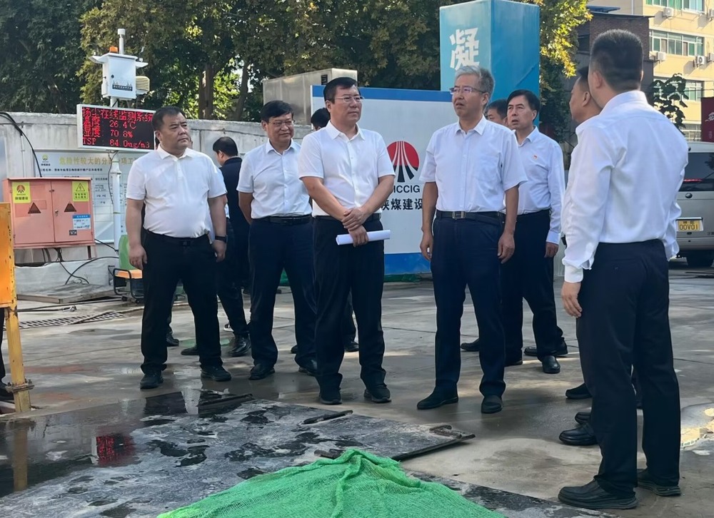 渭南市委副書記、市長陳曉勇一行蒞臨陜煤建設(shè)渭南分公司承建的梅園新村項(xiàng)目督導(dǎo)檢查工作