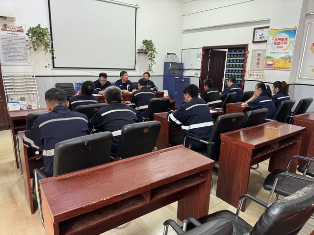 陜煤建設洗選煤運營公司澄合山陽運營項目部：節(jié)前亮劍行動，安全防線再加固