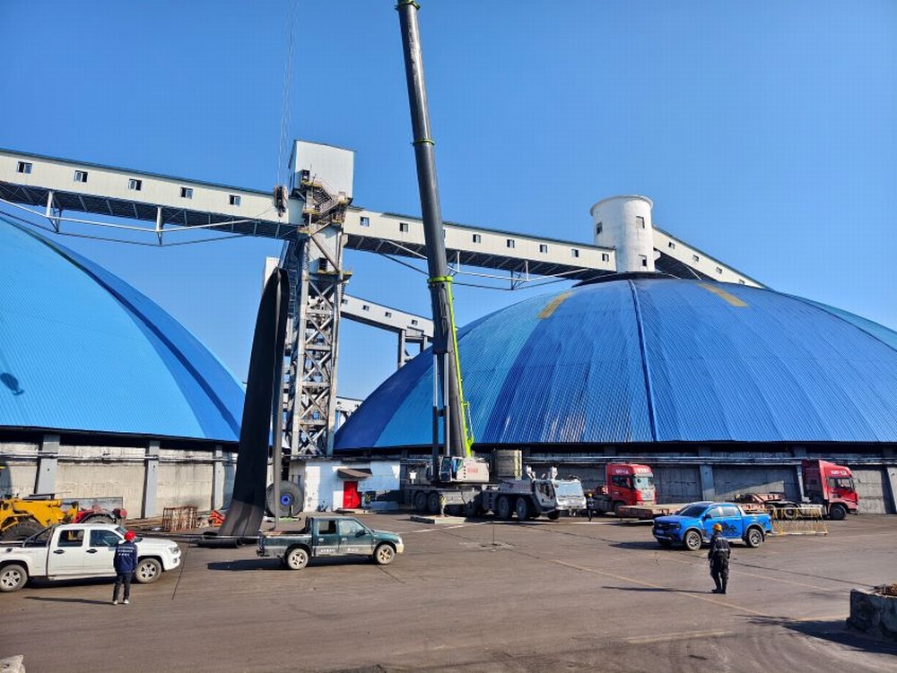 陜煤建設(shè)洗選煤運營公司第三項目部：風(fēng)雨無阻保生產(chǎn)，103 膠帶機更換帶面工程紀(jì)實