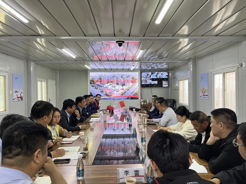 集團領導帶隊深入所屬單位在建項目開展安全生產(chǎn)互查互檢工作