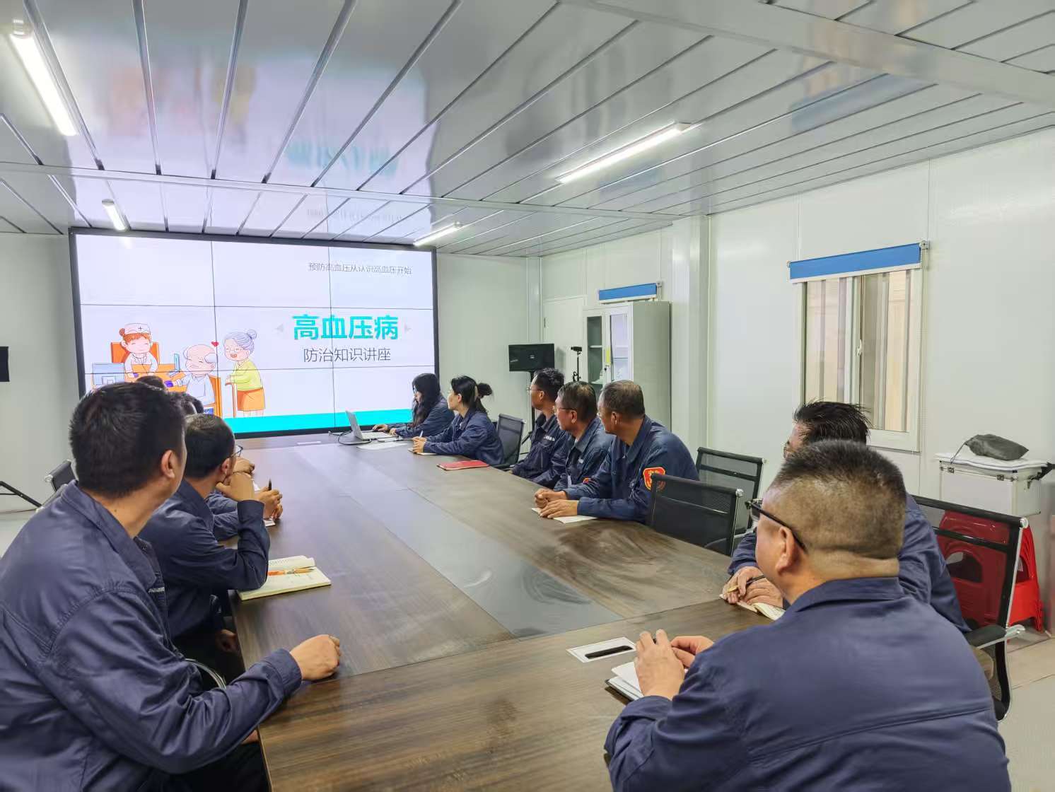 陜煤建設(shè)韓城分公司土建四項(xiàng)目部同筑健康防線，共守職工美好明天