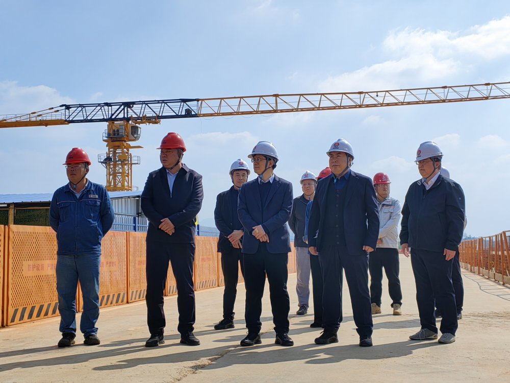 省紀(jì)委監(jiān)委駐陜煤集團紀(jì)檢監(jiān)察組組長、集團黨委委員、紀(jì)委書記閆恒光一行深入陜煤汨羅電廠項目調(diào)研指導(dǎo)工作