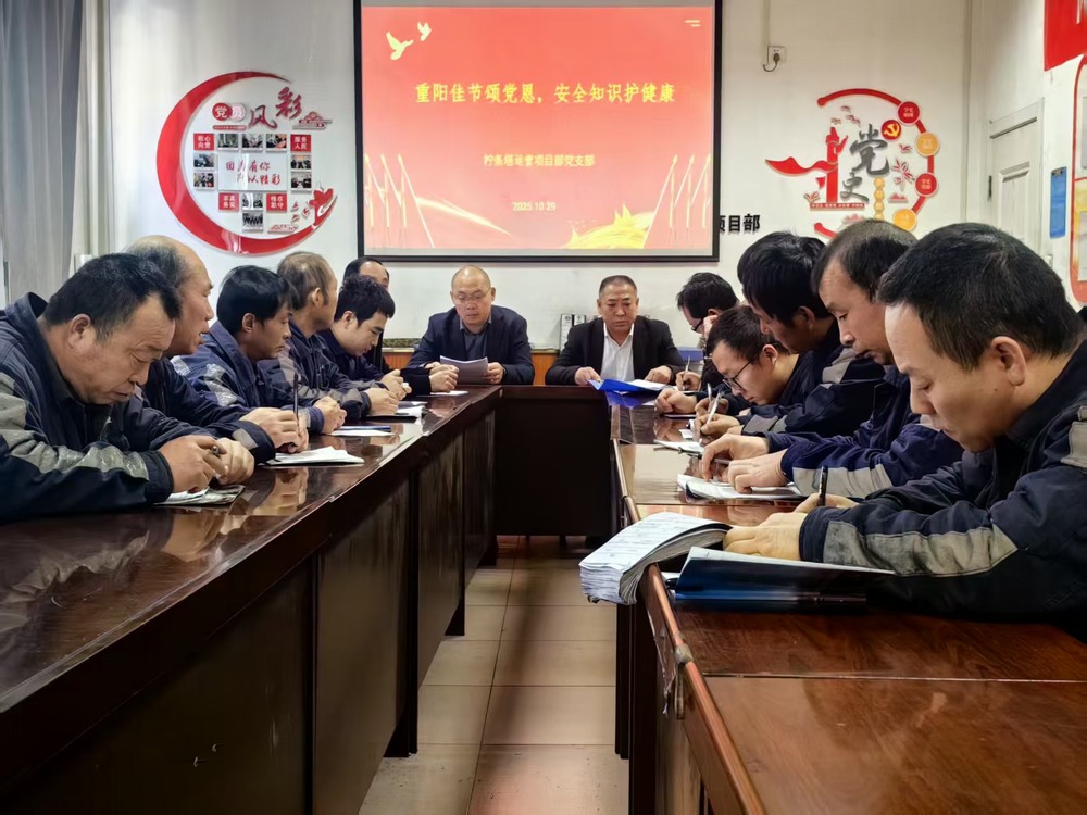 陜煤建設(shè)洗選煤運(yùn)營公司檸條塔運(yùn)營項(xiàng)目部黨支部開展 “情暖金秋，愛在重陽”主題黨日活動