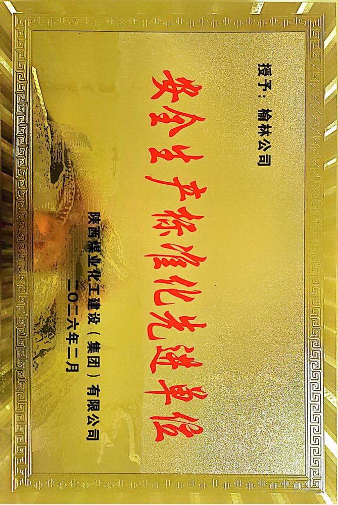 喜獲殊榮樹標(biāo)桿  安全護航促發(fā)展