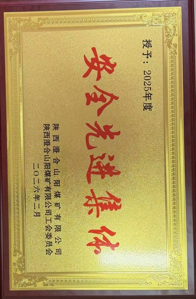 陜煤建設(shè)洗選煤運營公司澄合山陽運營項目部： 喜獲殊榮鼓干勁 砥礪奮進新征程