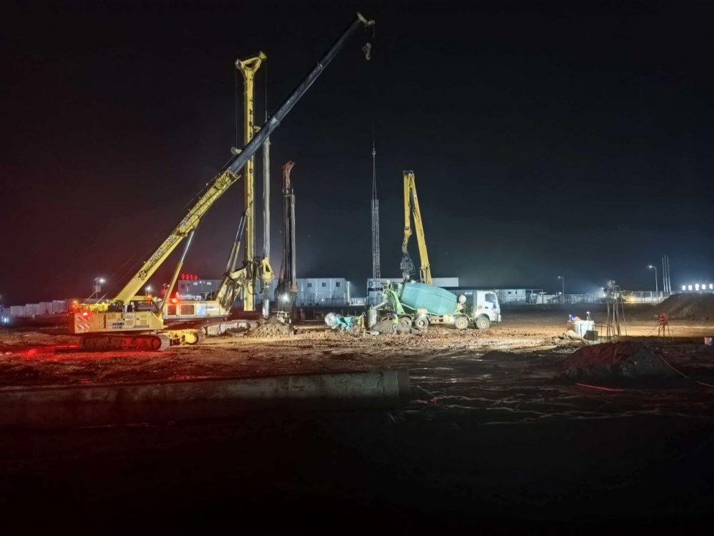 陜煤建設(shè)西北分公司汨羅樁基項(xiàng)目部：晝夜奮戰(zhàn)搶工期，全力以赴抓節(jié)點(diǎn)