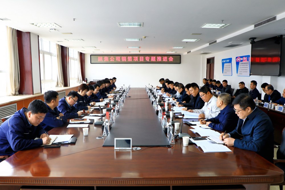 趙敬凱到陜焦公司參加銅箔項(xiàng)目推進(jìn)會(huì)