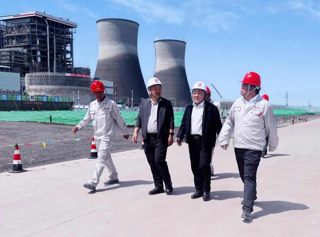 王明智深入陜煤合川電廠項目檢查指導工作